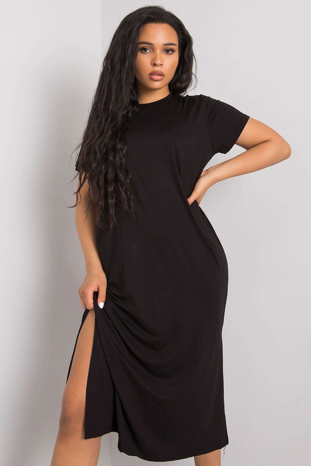  Plus size dress model 166013 BFG 